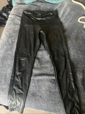 Express Faux Leather Black Leggings